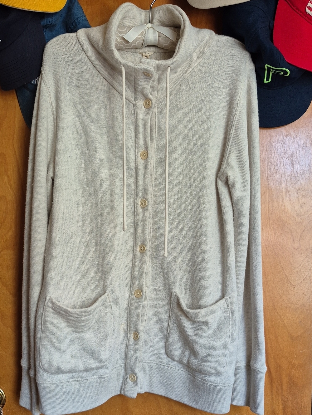 J. Crew Funnel-Neck Cardigan